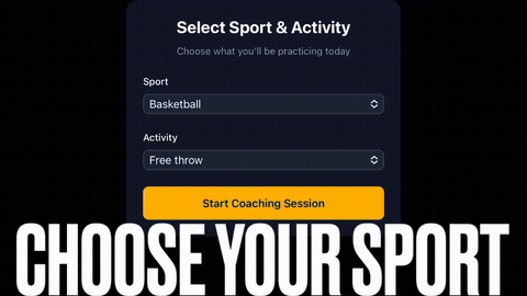 AI Sports Coaching Demo
